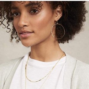 Gorjana G ring earrings